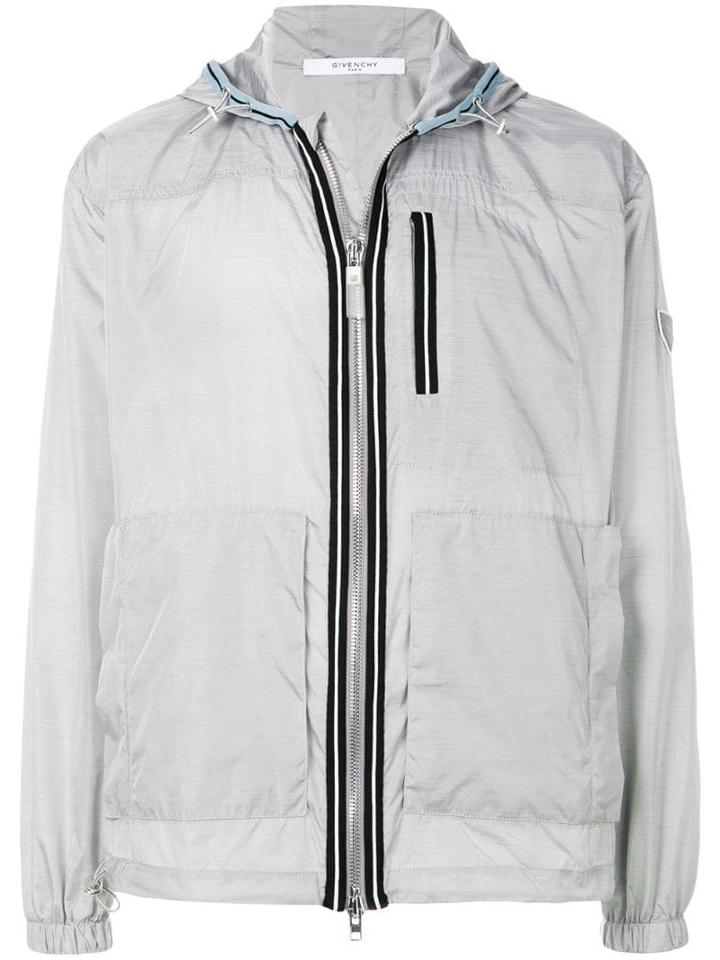 Givenchy Hooded Windbreaker - Grey