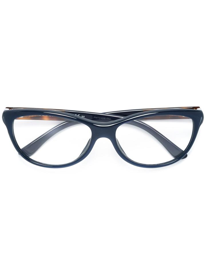 Gucci Eyewear Square Shaped Glasses - Blue