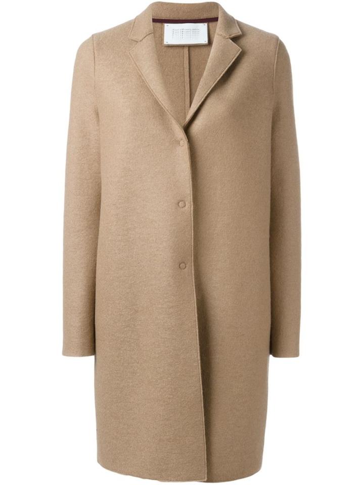 Harris Wharf London Cocoon Coat, Women's, Size: 46, Nude/neutrals, Virgin Wool