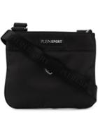 Plein Sport Logo Crossbody Messenger Bag - Black