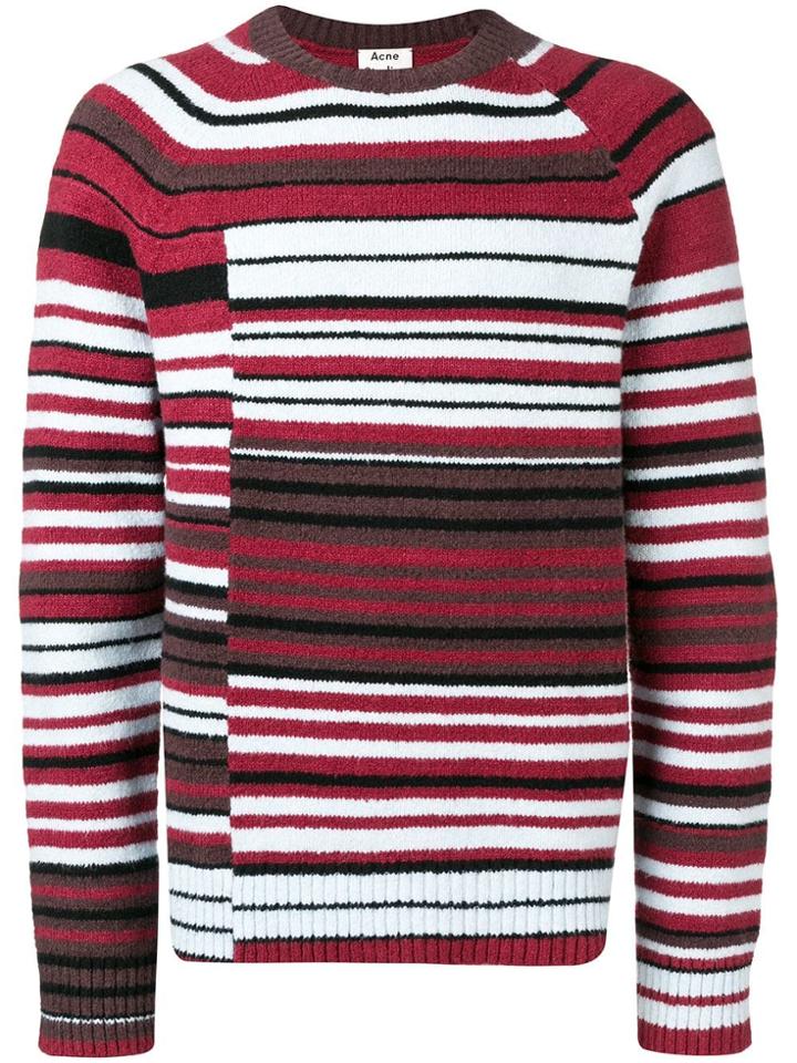 Acne Studios Alternating Stripe Sweater - Brown