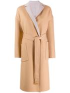 Loro Piana Belted Single-breasted Coat - Brown