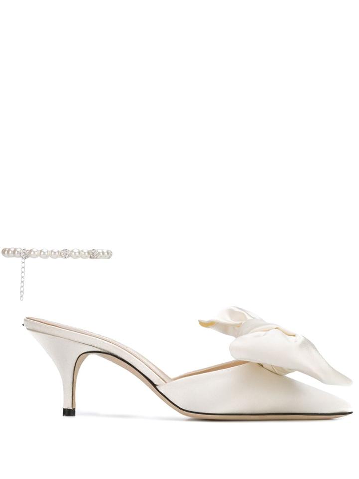 Magda Butrym China 80mm Mules - White