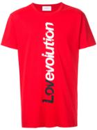 Ports V Slogan Short-sleeve T-shirt - Red