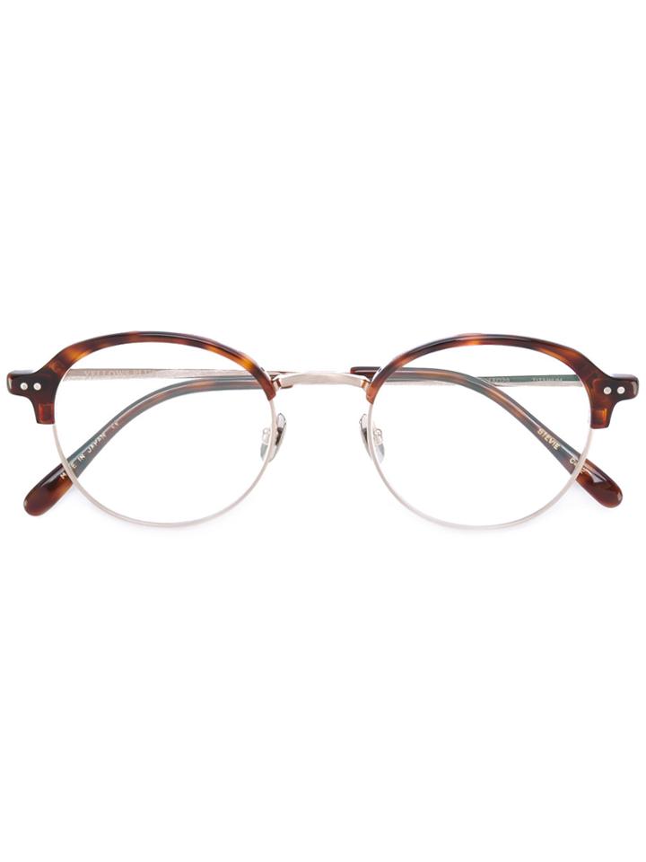 Yellows Plus Round Frame Glasses - Brown