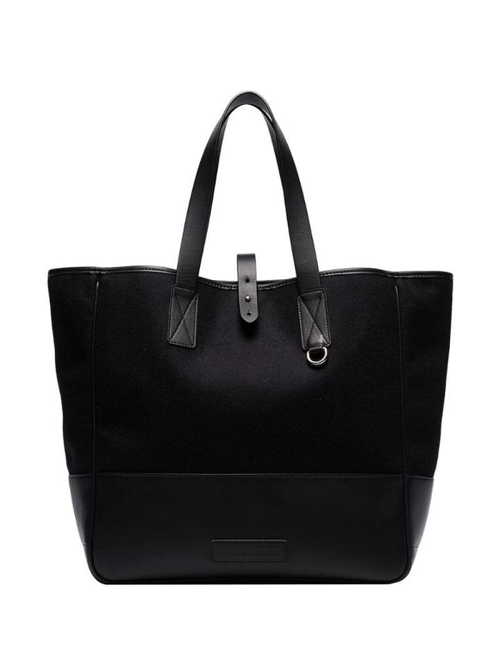 Alexander Mcqueen Panelled Shopper Tote - Black
