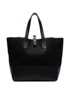 Alexander Mcqueen Panelled Shopper Tote - Black