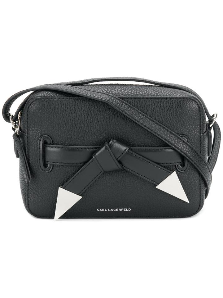 Karl Lagerfeld Rocky Bow Camera Bag - Black