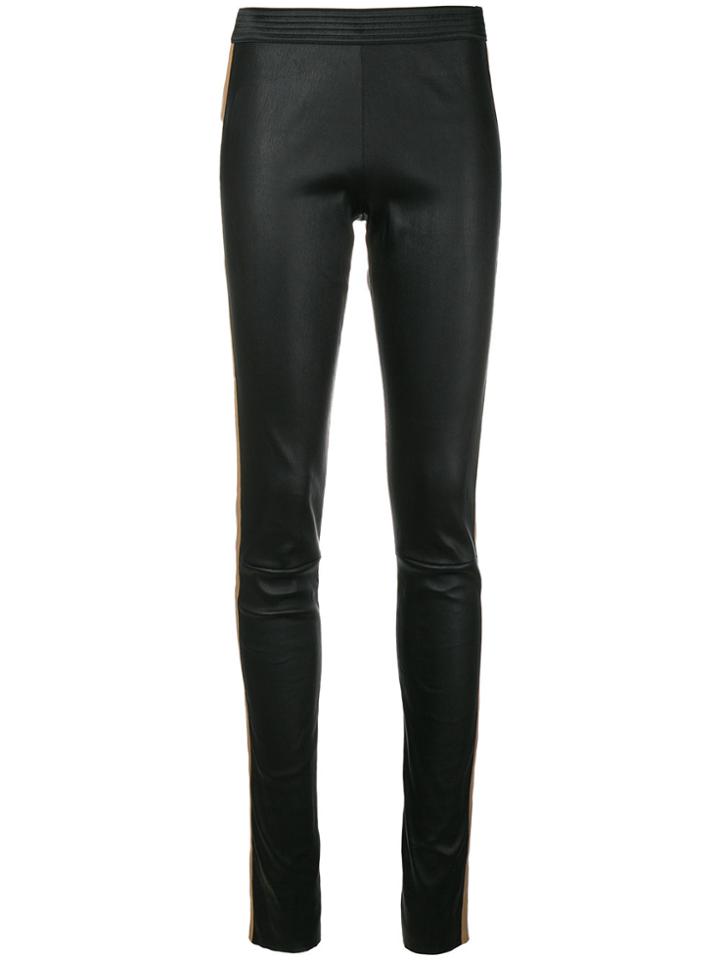 Drome Skinny Leather Leggings - Black