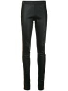 Drome Skinny Leather Leggings - Black