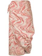 Comme Des Garçons Vintage Wrap Around Skirt - Brown