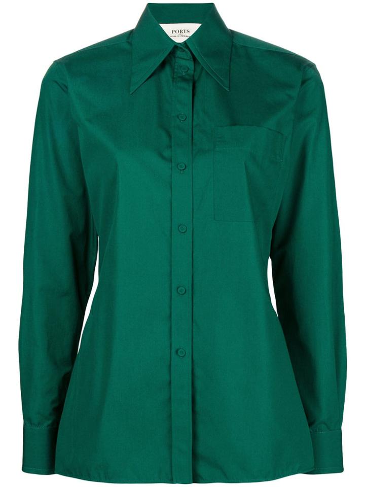 Ports 1961 Chest Pocket Shirt - Green