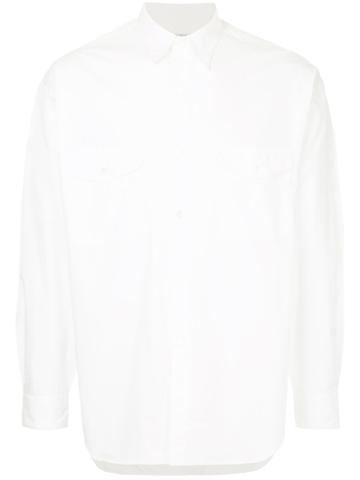 7x7 Plain Long Sleeved Shirt - White