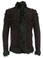 The Soloist Shearling Jacket, Men's, Size: 52, Black, Lamb Skin/cupro/cashmere/wool