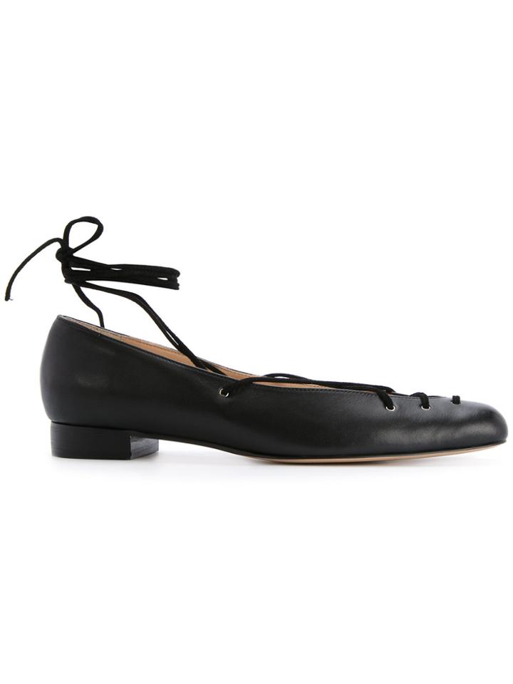 Elin Lace-up Pumps - Black