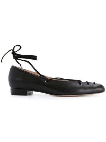 Elin Lace-up Pumps - Black