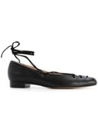 Elin Lace-up Pumps - Black