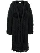 Saint Laurent Oversized Chunky Knit Cardigan - Black