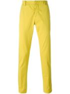 Dondup Slim Fit Trousers, Men's, Size: 31, Yellow/orange, Cotton/spandex/elastane