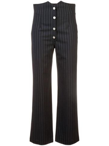 Miaou Miaou 1012pn Pinstripe Natural (veg)->cotton - Black