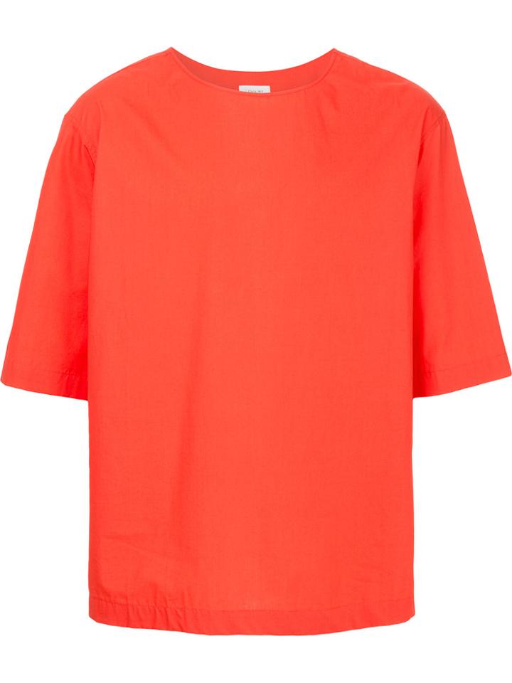 Lemaire Boxy T-shirt - Red