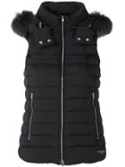 Tatras Fur Collar Padded Gillet - Black