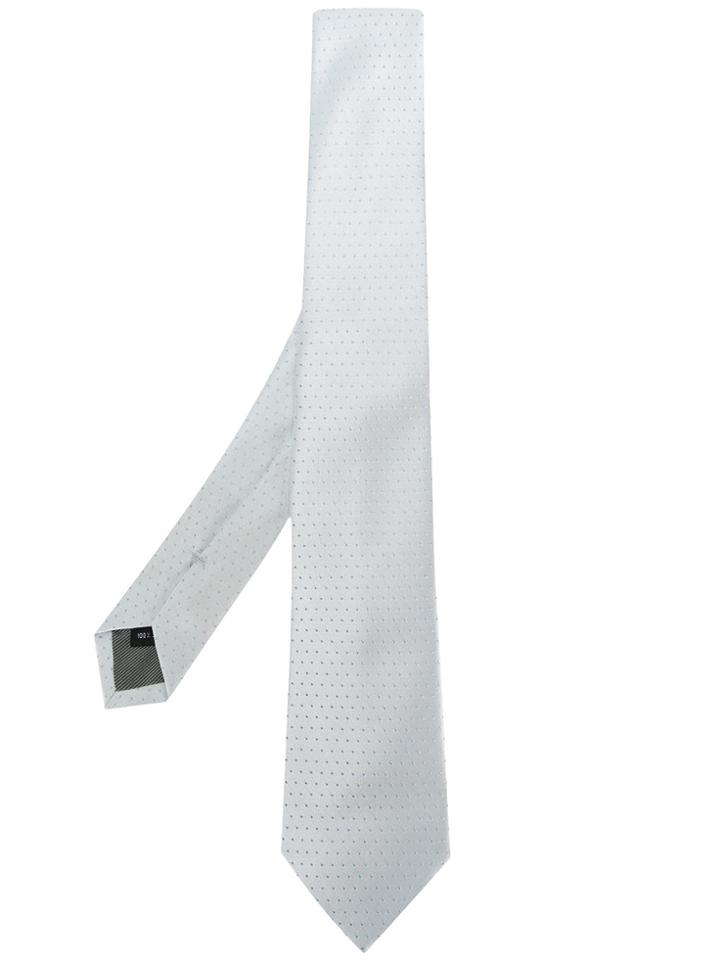 Dell'oglio Fine Spot Tie - Blue