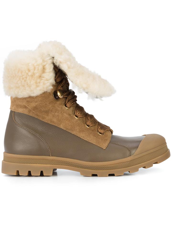 Chloé Harper Ankle Boots - Brown