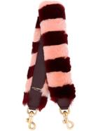 Dolce & Gabbana Fur Bag Charm - Pink & Purple