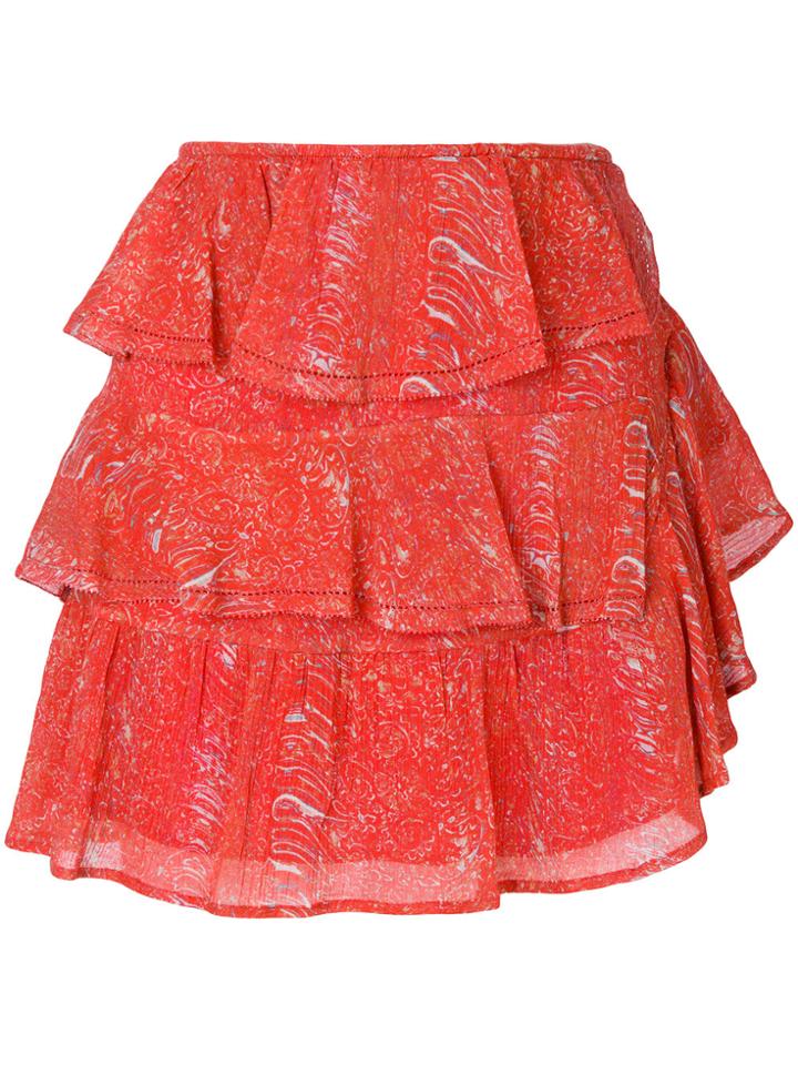 Iro Ruffle Tiered Ivona Skirt