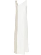 Mara Mac Color Block Long Dress - Nude & Neutrals
