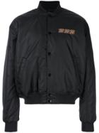 Sss Word Corp Cadillac Bomber Jacket - Black