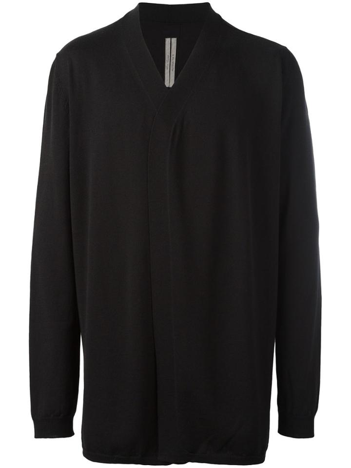 Rick Owens V-neck Cardigan - Black