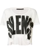Haider Ackermann - Print Cropped Top - Women - Cotton/nylon/polyamide/viscose - M, White, Cotton/nylon/polyamide/viscose