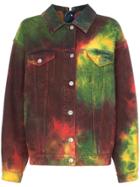 Msgm Multicoloured Tie Dye Effect Denim Jacket