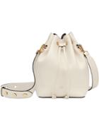 Fendi Mon Tresor Buckle Bag - White