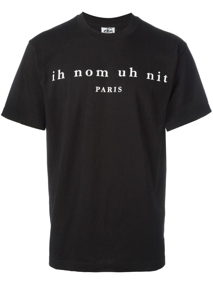 Ih Nom Uh Nit Logo T-shirt - Black