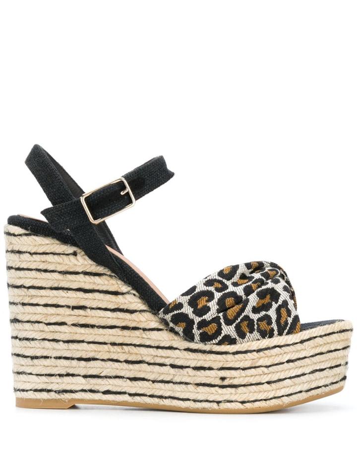 Castañer Canvas Sandals - Black