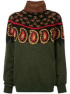 Toga Paisley Knit Sweater - Black