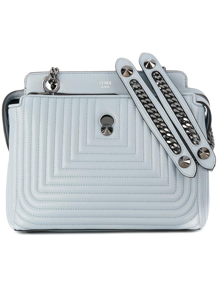 Fendi - Dot Com Shoulder Bag - Women - Calf Leather - One Size, Blue, Calf Leather