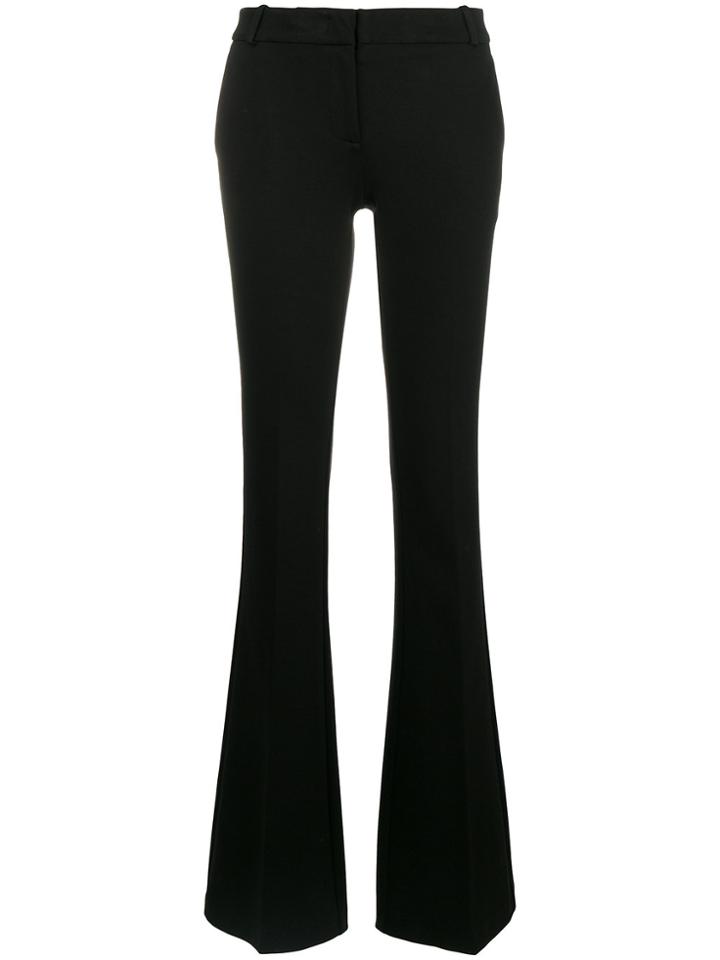 Kiltie Flared Tailored Trousers - Black