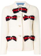 Gucci - Gg Vintage Web Tweed Jacket - Women - Cotton/polyamide/viscose - 40, White, Cotton/polyamide/viscose