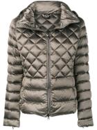 Colmar Quilted Fitted Jacket - Brown