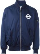 Roundel London Logo Print Bomber Jacket