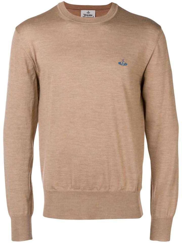 Vivienne Westwood Crew Neck Jumper - Nude & Neutrals