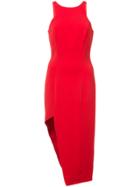 Jay Godfrey Asymmetric Dress - Red