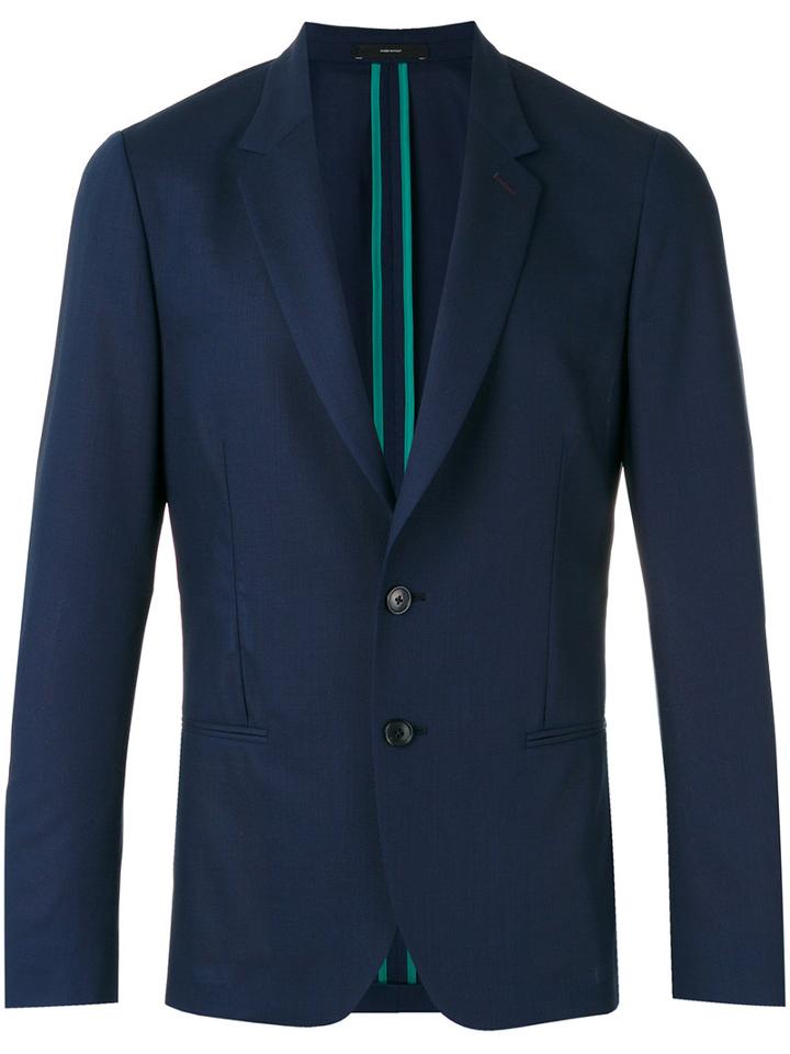 Paul Smith Two Button Blazer, Men's, Size: 50, Blue, Wool