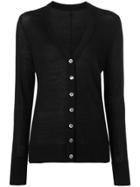 Sottomettimi V-neck Cardigan - Black