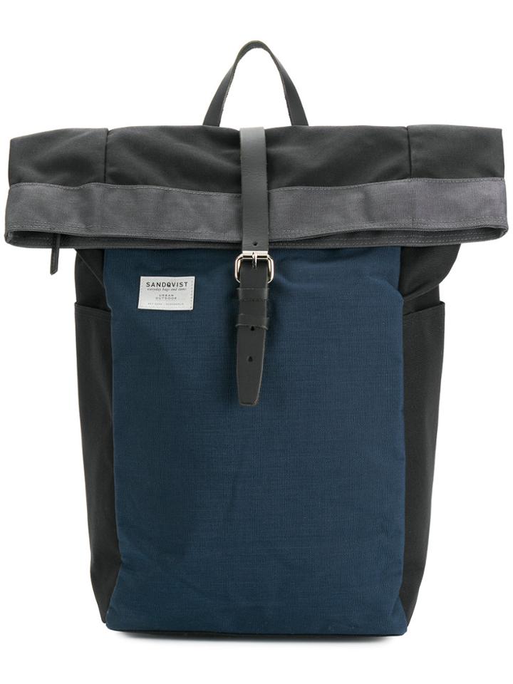 Sandqvist Foldover Top Backpack - Multicolour