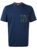 Ps By Paul Smith Contrast Pocket T-shirt, Men's, Size: Medium, Blue, Cotton